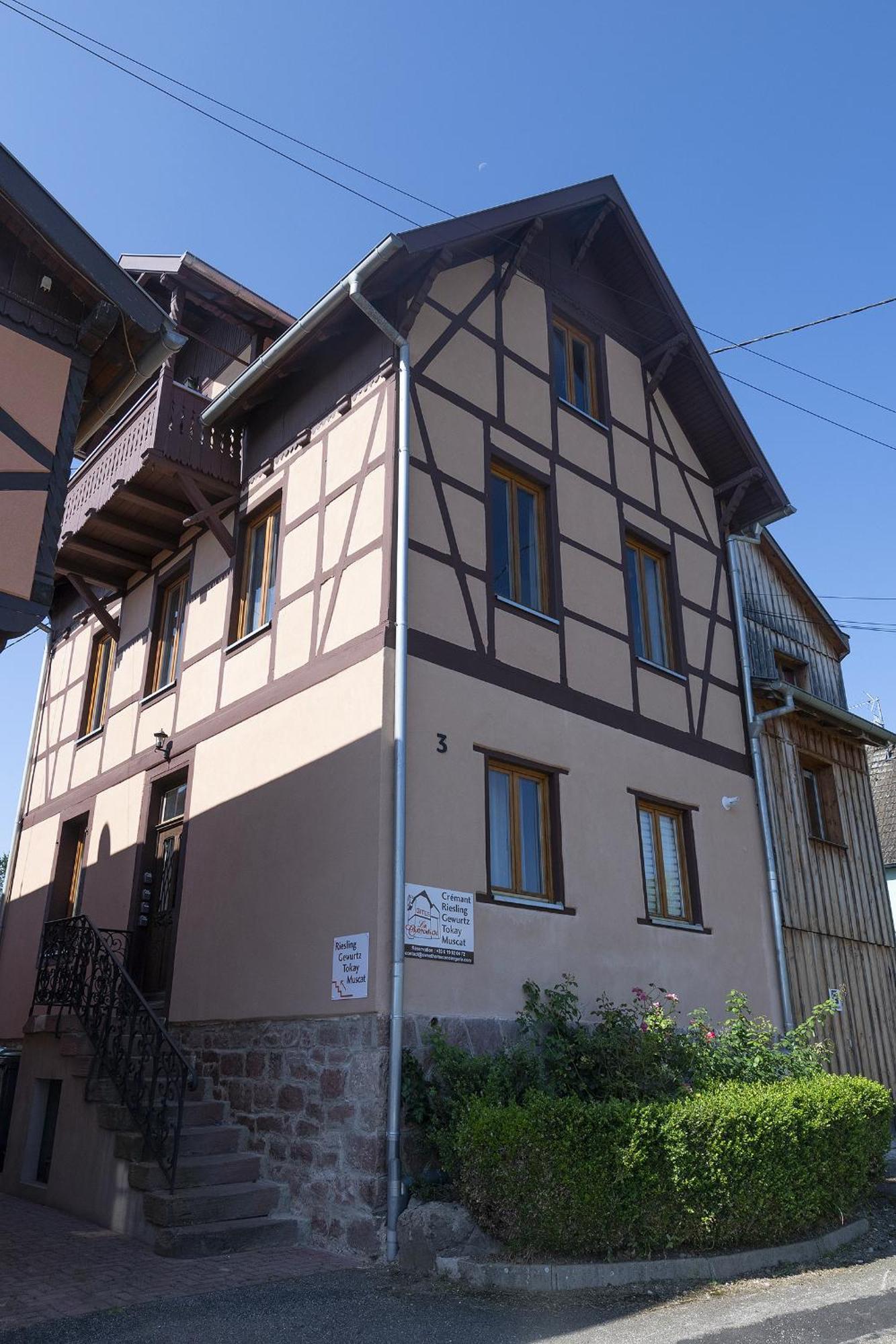 Gewurztraminer - Studio Au Pied Du Vignoble - Renove Recemment - Parking Gratuit リクヴィール エクステリア 写真